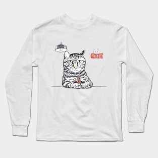 Sartre's Cat Long Sleeve T-Shirt